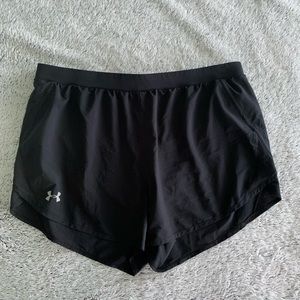 Under Armour Loose HeatGear Athletic Shorts / Women Size XL / Black